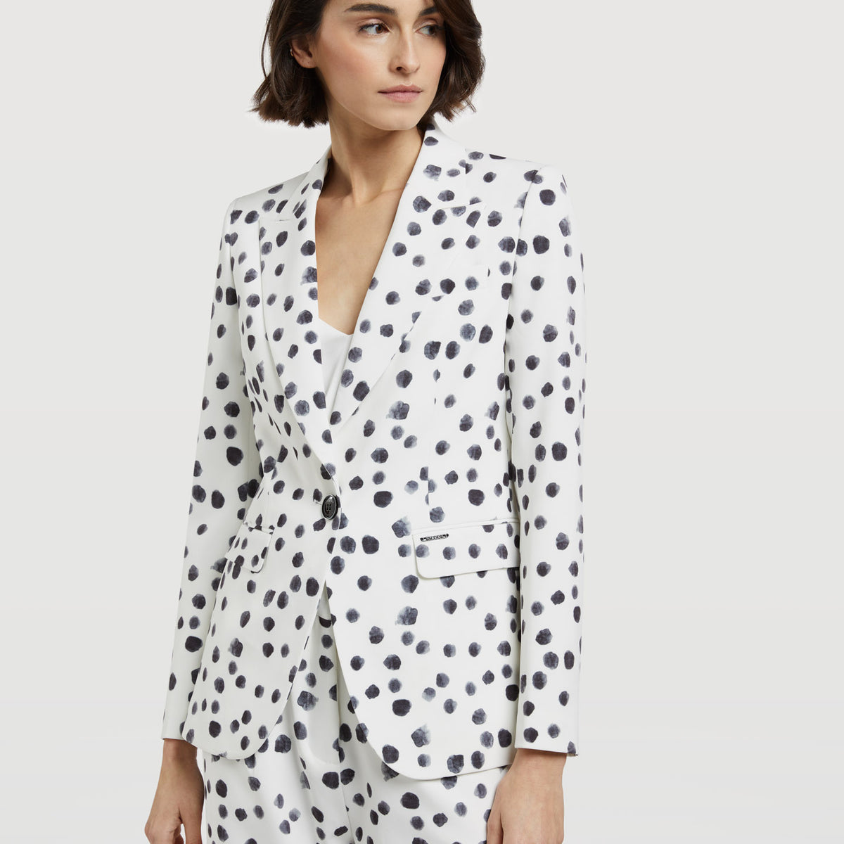 Single breast lace-up blazer jacket Blazer and Suits main image 1