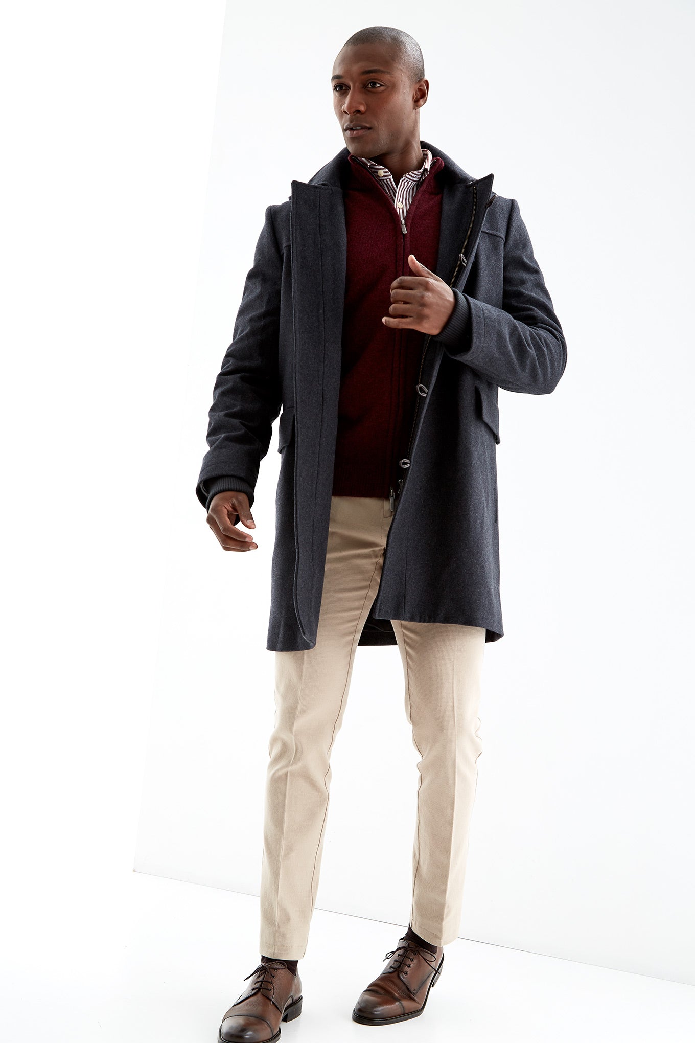 Men's Wool Overcoat – Sacoor Brothers Singapore