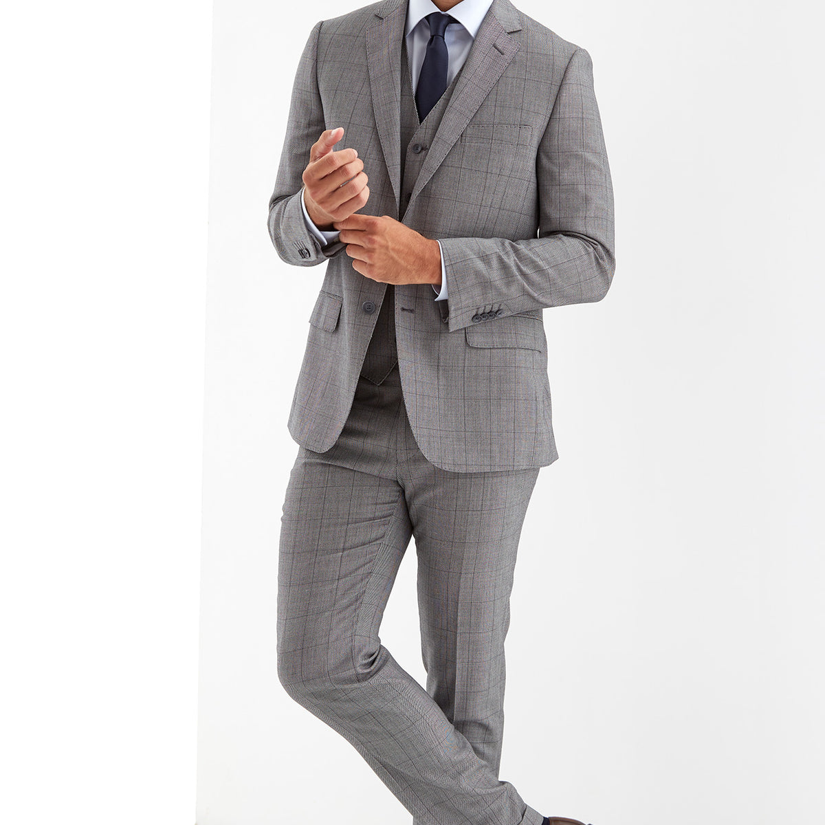 Men's Birdseye ThreePiece Suit – Sacoor Brothers Singapore