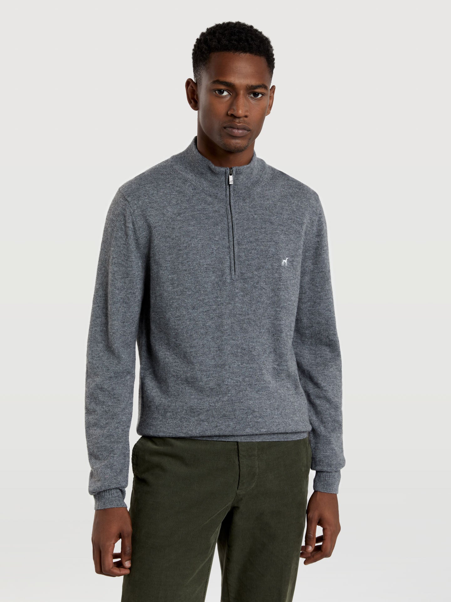 Half-zip sweater – Sacoor Brothers Singapore